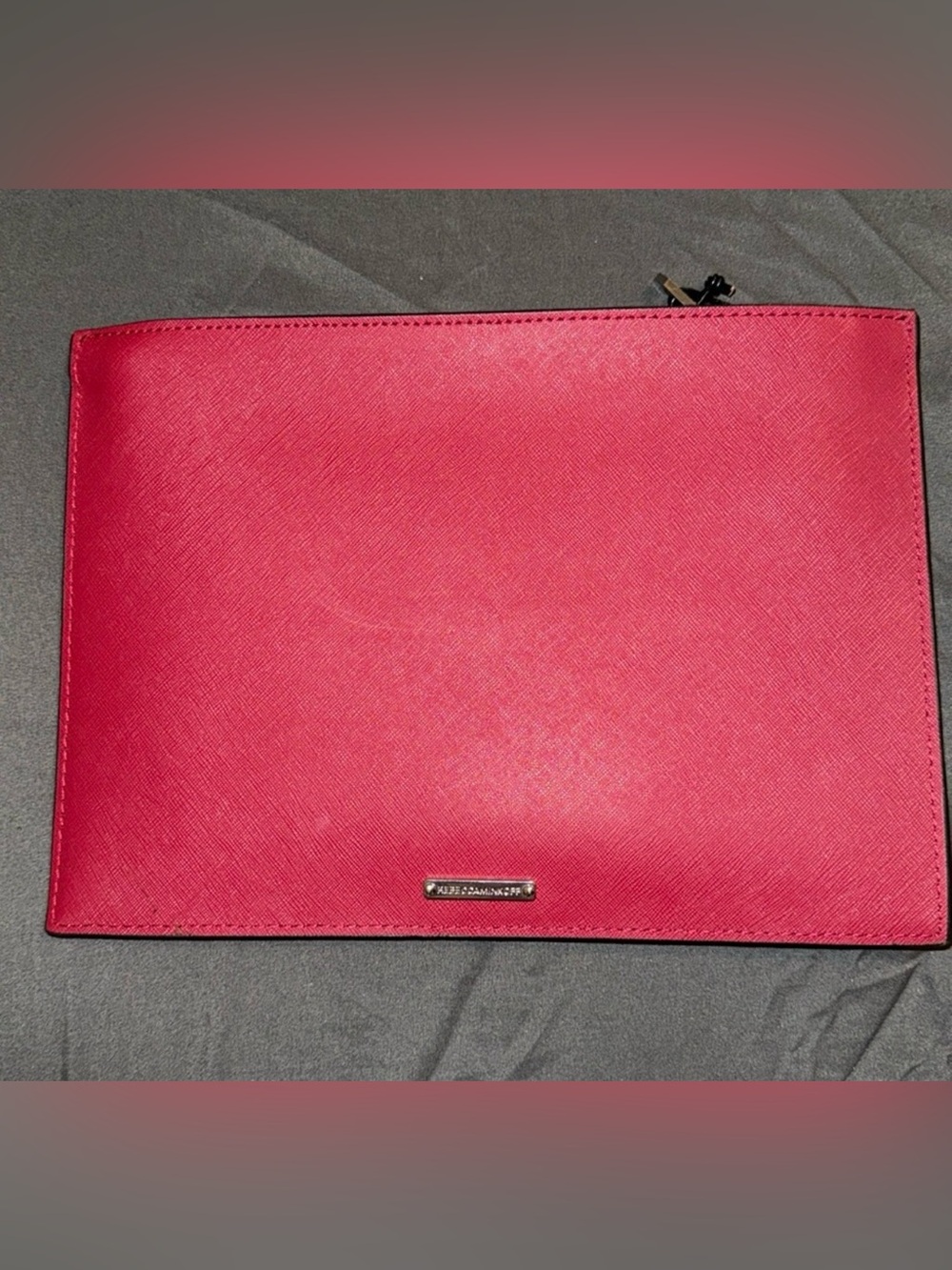 Rebecca Minkoff Bright Pink Zip Pouch